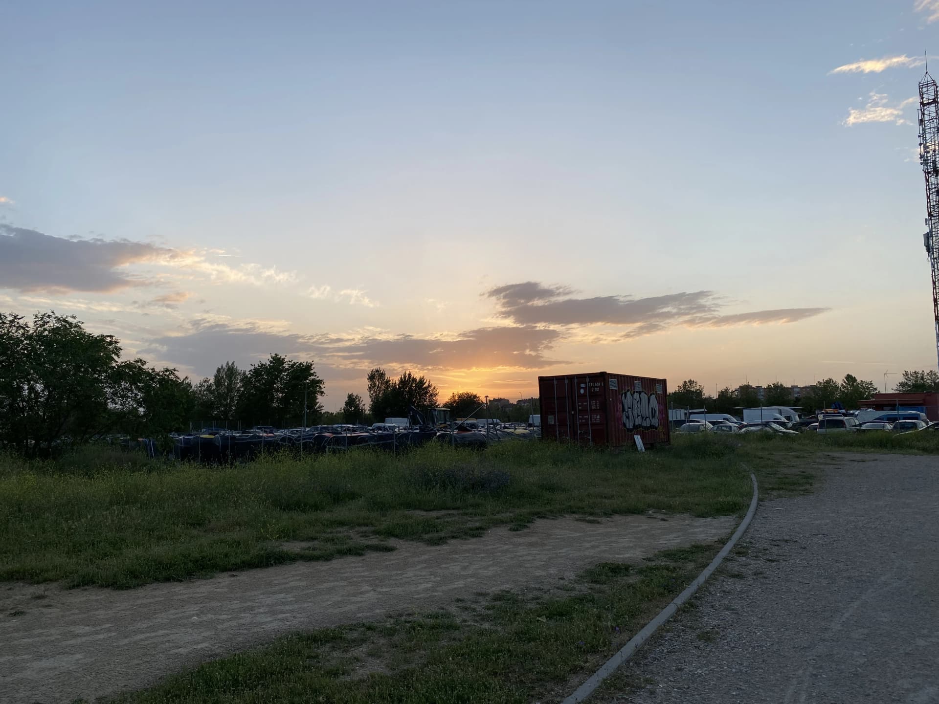 An Alcorcon sunset.